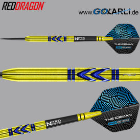 Red Dragon Steel Darts Gerwyn Price Iceman Avalanche-Pro Gold 90% Tungsten Steeltip Dart Steeldart