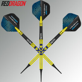 Red Dragon Soft Darts Gerwyn Price Iceman Avalanche-Pro Gold 90% Tungsten Softtip Dart Softdart 20 g