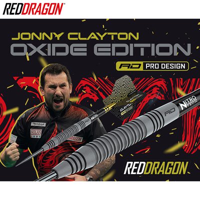 Red Dragon Soft Darts Jonny Clayton Oxide Edition 90% Tungsten Softtip Dart Softdart 20 g