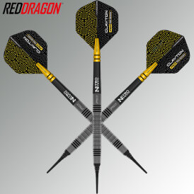 Red Dragon Soft Darts Jonny Clayton Oxide Edition 90% Tungsten Softtip Dart Softdart 20 g