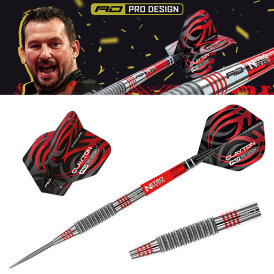 Red Dragon Steel Darts Jonny Clayton Element 90% Tungsten Steeltip Dart Steeldart 24 g
