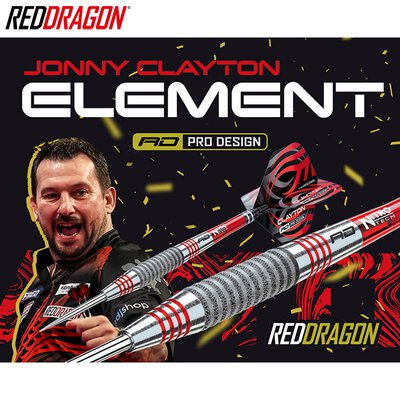 Red Dragon Soft Darts Jonny Clayton Element 90% Tungsten Softtip Dart Softdart 20 g