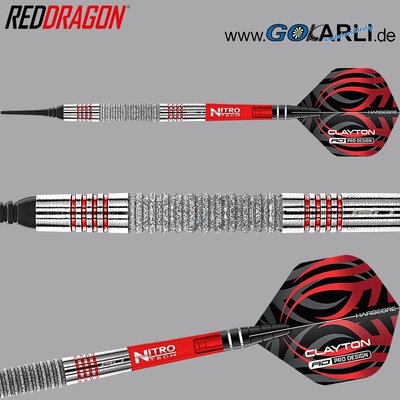 Red Dragon Soft Darts Jonny Clayton Element 90% Tungsten Softtip Dart Softdart 20 g