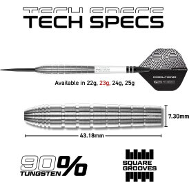 Red Dragon Steel Darts Luke Humphries TX1 90% Tungsten Steeltip Dart Steeldart