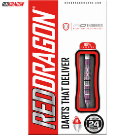 Red Dragon Steel Darts Artura Shocking Pink 90% Tungsten Steeltip Dart Steeldart