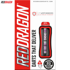 Red Dragon Soft Darts Artura Shocking Pink 90% Tungsten Softtip Dart Softdart 20 g