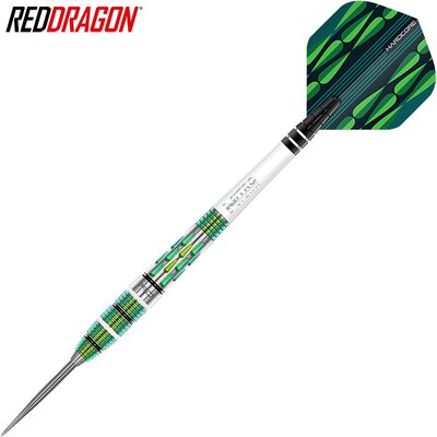Red Dragon Steel Darts Artura Screamin Green 90% Tungsten Steeltip Dart Steeldart