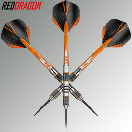 Red Dragon Steel Darts Amberjack 5 90% Tungsten Steeltip Dart Steeldart 22 g