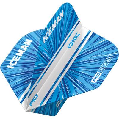 Red Dragon Gerwyn Price The Iceman Flights Hardcore Standard Dart Flight Neuheit 2022 / 2023 TF6828