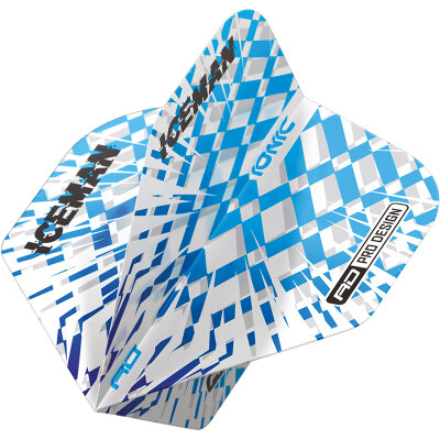 Red Dragon Gerwyn Price The Iceman Flights Hardcore Standard Dart Flight Neuheit 2022 / 2023 TF6847