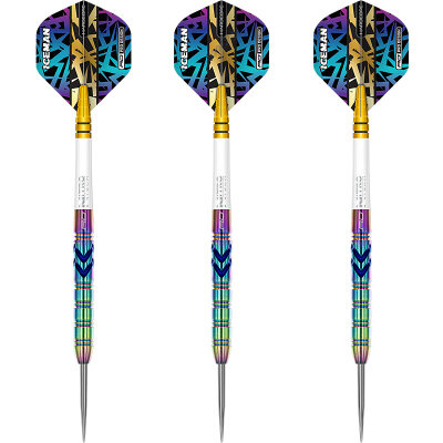 Red Dragon Steel Darts Gerwyn Price Iceman Ionic 90% Tungsten Steeltip Dart Steeldart 23 g