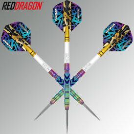 Red Dragon Steel Darts Gerwyn Price Iceman Ionic 90% Tungsten Steeltip Dart Steeldart 23 g