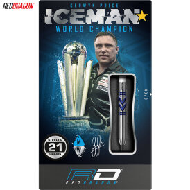 Red Dragon Steel Darts Gerwyn Price Iceman Avalanche-Pro 90% Tungsten Steeltip Dart Steeldart 23 g