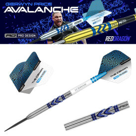 Red Dragon Steel Darts Gerwyn Price Iceman Avalanche-Pro 90% Tungsten Steeltip Dart Steeldart 25 g