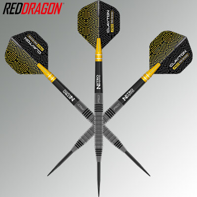 Red Dragon Steel Darts Jonny Clayton Oxide Edition 90% Tungsten Steeltip Dart Steeldart 25 g