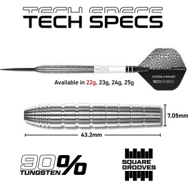 Red Dragon Steel Darts Luke Humphries TX1 90% Tungsten Steeltip Dart Steeldart 22 g