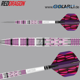 Red Dragon Steel Darts Artura Shocking Pink 90% Tungsten Steeltip Dart Steeldart 24 g