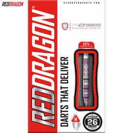 Red Dragon Steel Darts Artura Shocking Pink 90% Tungsten Steeltip Dart Steeldart 24 g
