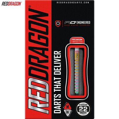 Red Dragon Steel Darts Javelin Spectron 90% Tungsten Steeltip Dart Steeldart 22 g