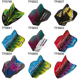 Red Dragon Peter Wright Snakebite Flights Hardcore Standard, V-Standard, Freestyle Dart Flight Neuheit 2022 / 2023 TF6798