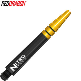 Red Dragon Nitrotech Dart Shaft Tour Specalist Dartshaft Schwarz Gold Schwarz IM Intermediate