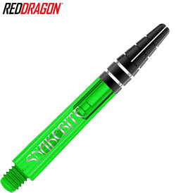 Red Dragon Dart Shaft Nitrotech Peter Wright Snakebite Dartshaft Grün / Schwarz IM Intermediate