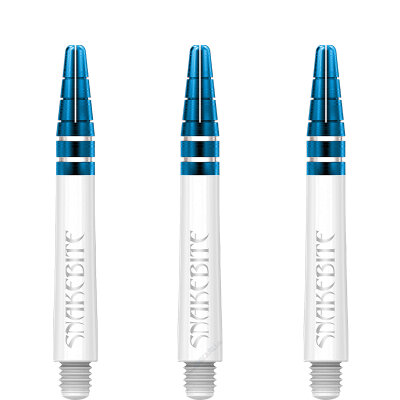 Red Dragon Dart Shaft Nitrotech Peter Wright Snakebite Dartshaft Weiß / Blau IM Intermediate
