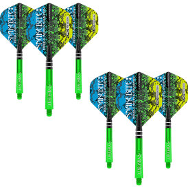 Red Dragon Steel Darts Peter Wright Snakebite Shaft-...