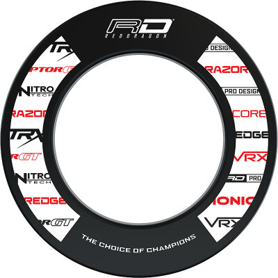 Red Dragon Surround Red Dragon Logo Dartboard Surround / Dart Catchring Red Dragon Logos