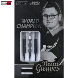 one80 Soft Dart Beau Greaves Beau n Arrow VHD Black Edition 90% Tungsten Softtip Dart Softdart 20 g