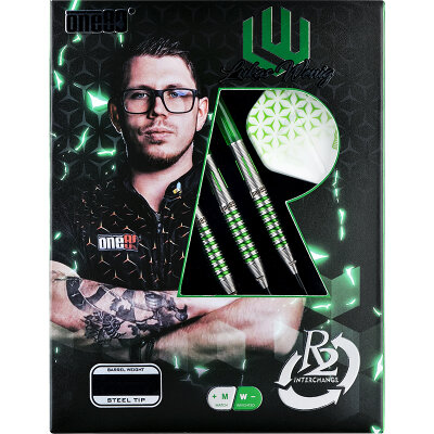 one80 Steel Darts Revolution R2 Interchange Lukas Wenig V2 VHD 90% Tungsten 2,35 mm Point Steeltip Dart Steeldart 24 g