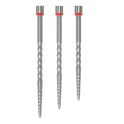 one80 Steel Darts R2 Revolution Interchange Points 2,35 mm Point Wechselspitzen Silber Grooved B 52 mm