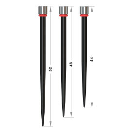 one80 Steel Darts R2 Revolution Interchange Points 2,35 mm Point Wechselspitzen Schwarz Smooth 52 mm