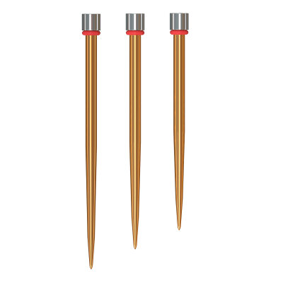 one80 Steel Darts R2 Revolution Interchange Points 2,35 mm Point Wechselspitzen Gold Smooth 44 mm