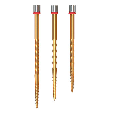 one80 Steel Darts R2 Revolution Interchange Points 2,35 mm Point Wechselspitzen Gold Grooved B 48 mm