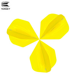 Target ID Pro Ultra Dart Flight in 11 Farben Flightform / Shape Nr.6 Design 2019 Gelb