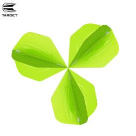 Target ID Pro Ultra Dart Flight in 11 Farben Flightform / Shape Nr.6 Design 2019 Lime