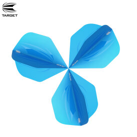 Target ID Pro Ultra Dart Flight in 11 Farben Flightform / Shape Nr.6 Design 2019 Blau