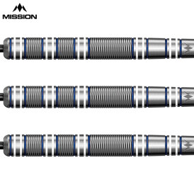 Mission Darts Steel Darts Alan Soutar Soots Blue & White Electro 90% Tungsten Steeltip Darts Steeldart