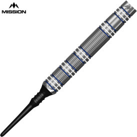 Mission Darts Soft Darts Alan Soutar Soots Blue & White Electro 90% Tungsten Softtip Darts Softdart 22 g