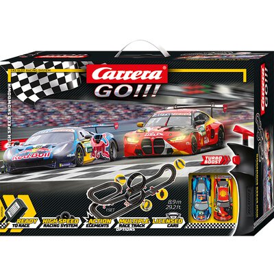 Carrera GO!!! Rennbahn Autorennbahn DTM High Speed Showdown Set / Grundpackung 62561