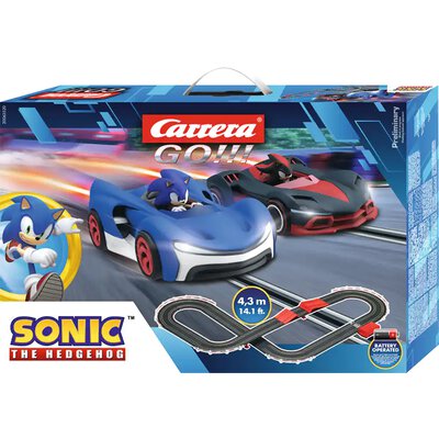 Carrera GO!!! Battery Rennbahn Autorennbahn Sonic Set / Grundpackung 63520