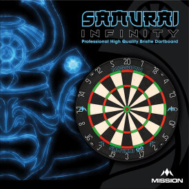 Mission Dart Samurai Infinity Professional Dartscheibe Bristle Dart Board Dartboard Turnierboard