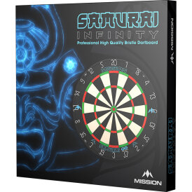 Mission Dart Samurai Infinity Professional Dartscheibe Bristle Dart Board Dartboard Turnierboard