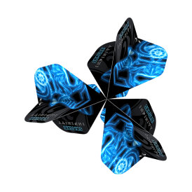 Mission Darts Solo Dartflights Samurai Infinity Std. Nr.2 Dart Flights Design 2023 Blau
