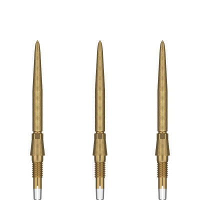 Target Steel Tip SWISS Point Dart Wechsel- Spitzen Schraubspitzen Storm Point Nano Gold 26 mm