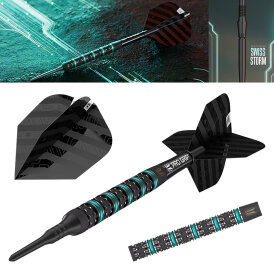 Target Soft Darts SWISS Point Rob Cross Black Edition 90% Tungsten Softtip Dart Softdart 18 g