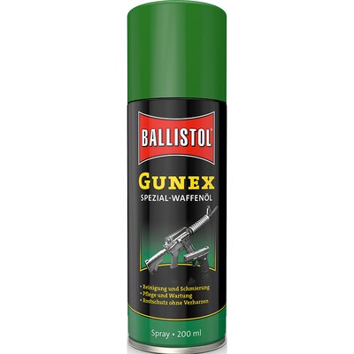 Ballistol Gunex Spezial-Waffenöl Spray zur Waffenpflege und Wartung 200 ml