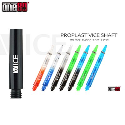 one80 Proplast Vice Shaft mit Federring 5er Set Orange M Mittel