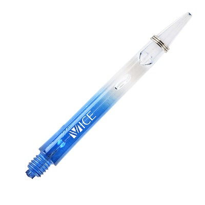 one80 Proplast Vice Shaft mit Federring 5er Set Blau / Klar S Kurz
